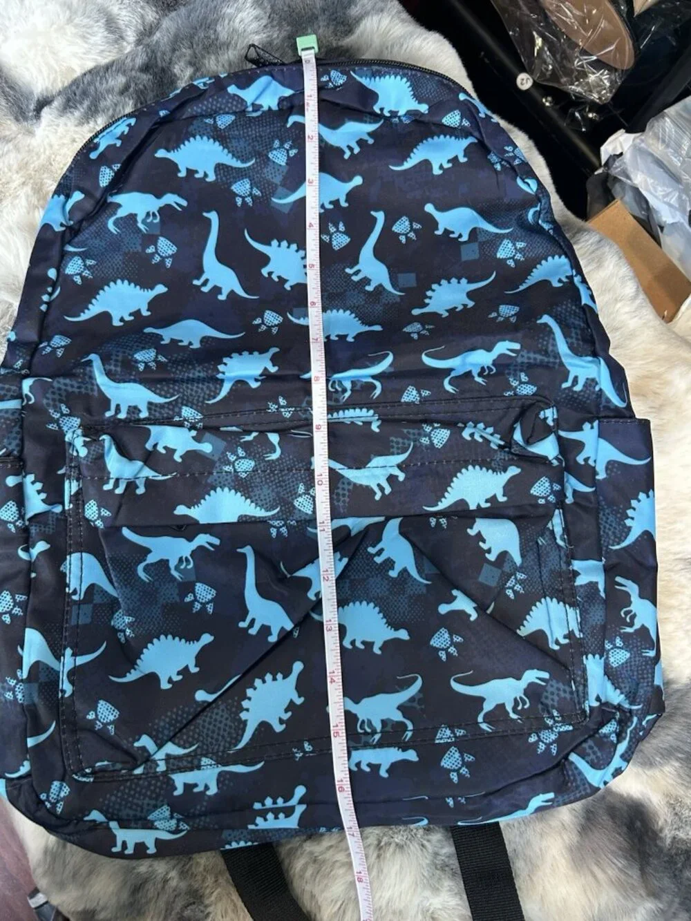 Back to School Bundle | Backpack & Supplies  Set #5 | Blue Dinosaur | Medium